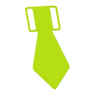 Krawat dla psa - kolorowy i gumowy | Fluo Dog