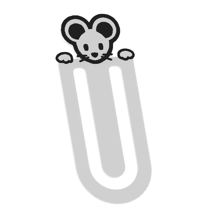 Zakładka do książek z myszą – oryginalny design | Fluo Dog